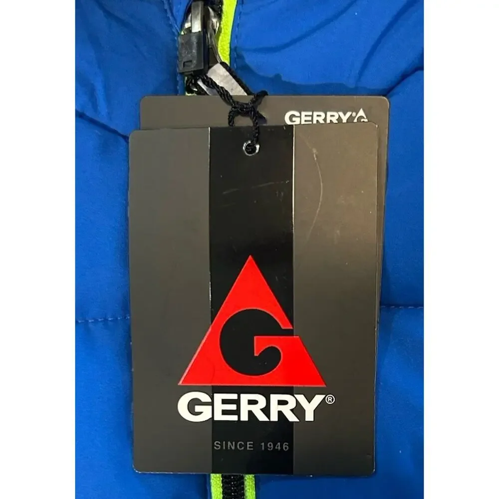 Gerry Boys Size 6 Royal Blue Puffer Hoodie Jacket NWT